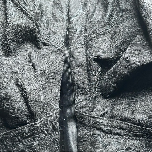 Full Figure Women’s Bra 46DD Black Lace Mesh Wireless Posture Support 2 Row Hook - Picture 2 of 11